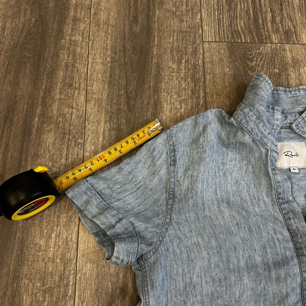RAILS Valerie Denim Shirt Dress Size XS - Picture 9 of 16